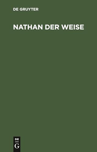 9783111259048: Nathan der Weise: Ein Dramatisches Gedicht in Fnf Aufzgen