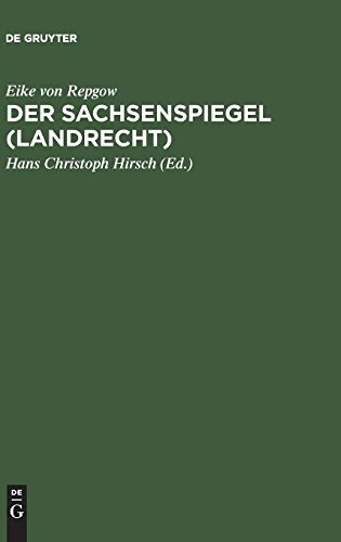 9783111265568: Der Sachsenspiegel (Landrecht)