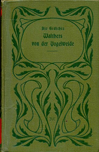 9783111283760: Die Gedichte Walthers Von Der Vogelweide