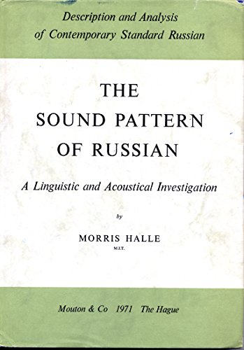 Sound Pattern Of Russian Mit 110