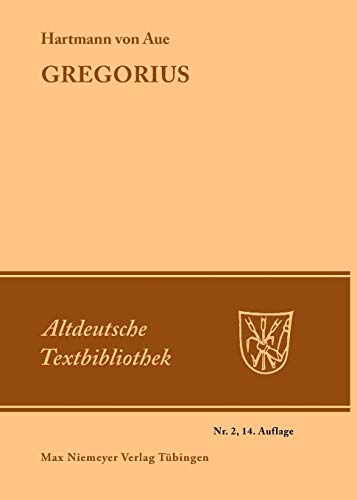 Stock image for Gregorius (Altdeutsche Textbibliothek, 2) (German Edition) for sale by Lucky's Textbooks