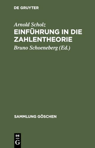 Stock image for Einführung in die Zahlentheorie for sale by Ria Christie Collections