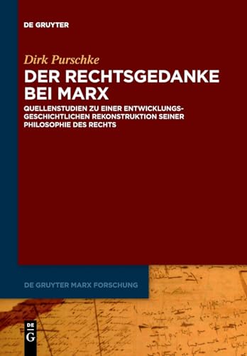 Imagen de archivo de Der Rechtsgedanke bei Marx a la venta por GreatBookPrices
