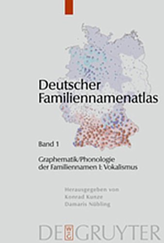 9783111733821: Graphematik/Phonologie Der Familiennamen I: Vokalismus