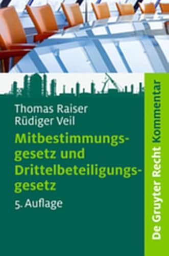 9783111735542: Mitbestimmungsgesetz Und Drittelbeteiligungsgesetz: Kommentar (de Gruyter Kommentar)