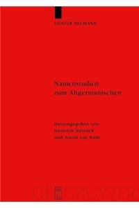 Namenstudien Zum Altgermanischen (Reallexikon Der Germanischen Altertumskunde - Erg Nzungsb Nd) (German Edition) (9783111736501) by Neumann, G. Nter; Neumann, Gunter