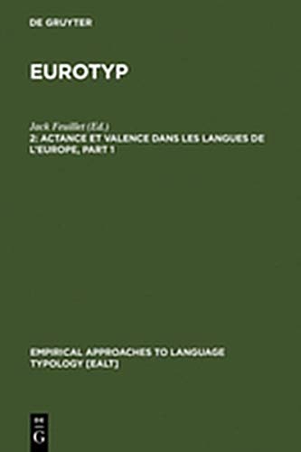 9783111745022: Actance Et Valence Dans Les Langues de L'Europe