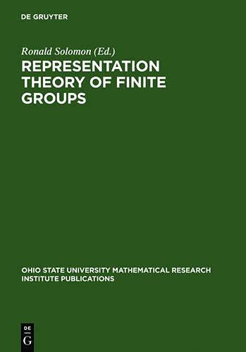 9783111747941: Representation Theory of Finite Groups: Proceedings of a Special Research Quarter at the Ohio State University, Spring 1995