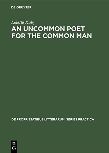 9783111748689: An Uncommon Poet for the Common Man: A Study of Philip Larkin's Poetry (de Proprietatibus Litterarum. Series Practica)