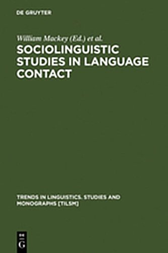 9783111771489: Sociolinguistic Studies in Language Contact: Methods and Cases