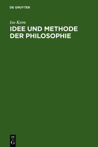 Idee Und Methode Der Philosophie: Leitgedanken Fur Eine Theorie Der Vernunft (9783111792170) by [???]