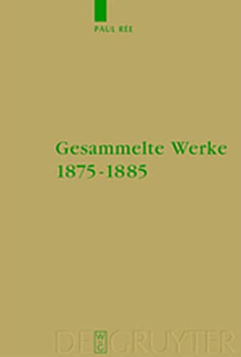 9783111794662: Gesammelte Werke 1875-1885