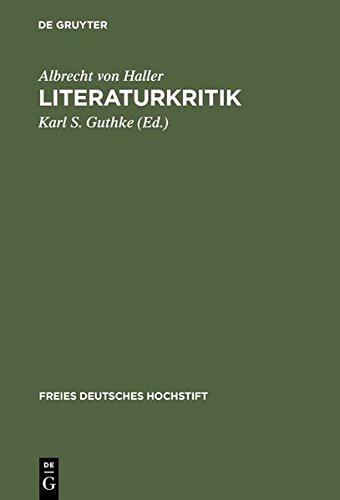 9783111815909: Literaturkritik (Freies Deutsches Hochstift)