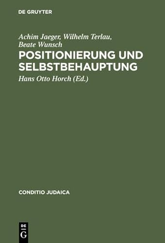 9783111817248: Positionierung Und Selbstbehauptung