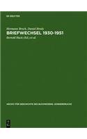 Briefwechsel 1930-1951 (Archiv F R Geschichte Des Buchwesens. Sonderdrucke) (9783111832623) by [???]