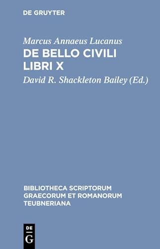 9783111843254: de Bello Civili Libri X