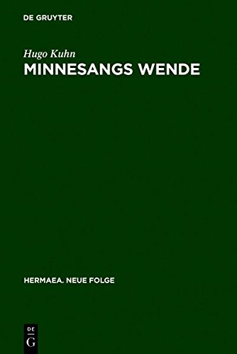 9783111853437: Minnesangs Wende (Hermaea. Neue Folge)