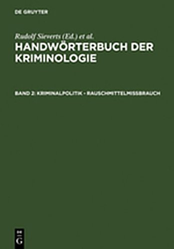 9783111856438: Kriminalpolitik - Rauschmittelmissbrauch