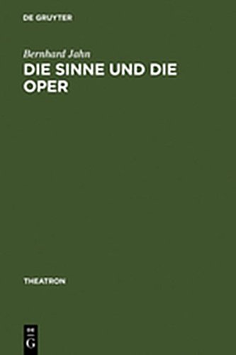 9783111862514: Die Sinne Und Die Oper: Sinnlichkeit Und Das Problem Ihrer Versprachlichung Im Musiktheater Des Nord- Und Mitteldeutschen Raumes (1680-1740) (Theatron)