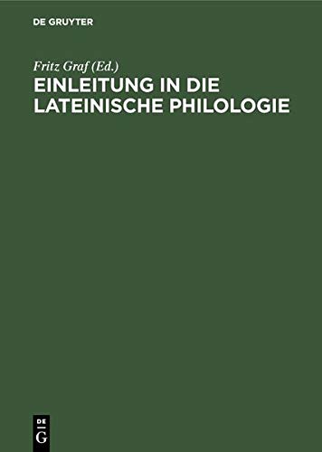 9783111867021: Einleitung in Die Lateinische Philologie