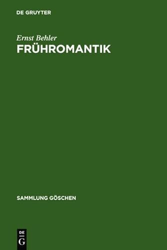 Fr Hromantik (Sammlung G Schen) (9783111878393) by [???]