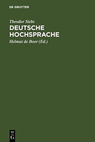 9783112174845: Deutsche Hochsprache: B Hnenaussprache