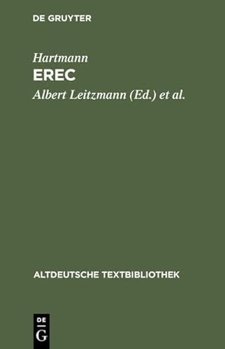 Erec (Altdeutsche Textbibliothek) (9783112187326) by [???]