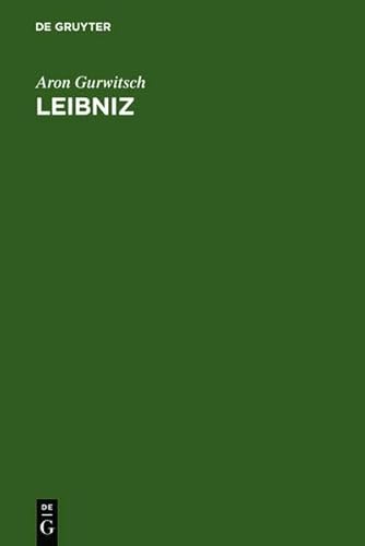 Leibniz: Philosophie Des Panlogismus (German Edition) (9783112189887) by Gurwitsch, Aron