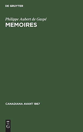 9783112301203: Memoires (Canadiana Avant 1867)
