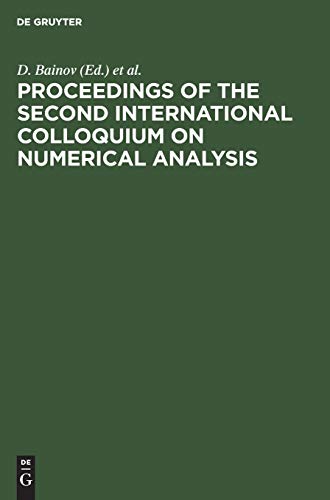 Stock image for Proceedings of the Second International Colloquium on Numerical Analysis for sale by Ria Christie Collections