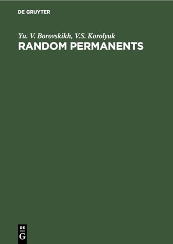 Beispielbild fr Random Permanents zum Verkauf von PBShop.store US