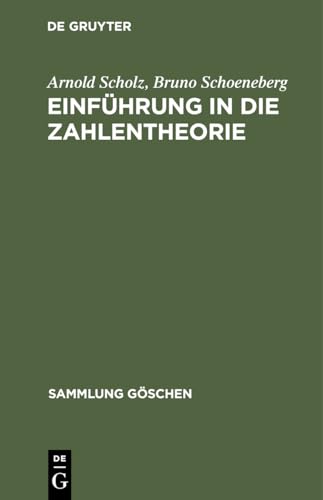 Stock image for Einfhrung in die Zahlentheorie (Sammlung Gschen, 1131) (German Edition) for sale by Lucky's Textbooks