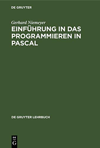 9783112328590: Einfhrung in Das Programmieren in Pascal: Mit Sonderteil Ucsd-pascal-system