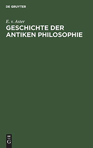 Stock image for Geschichte der antiken Philosophie for sale by Ria Christie Collections