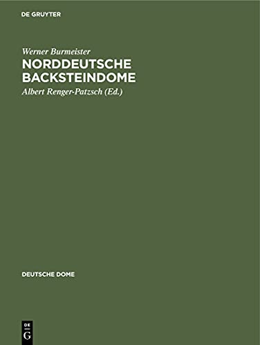 9783112361214: Norddeutsche Backsteindome