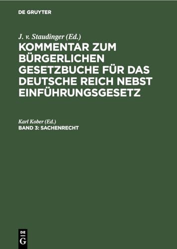 9783112370834: Sachenrecht (German Edition)