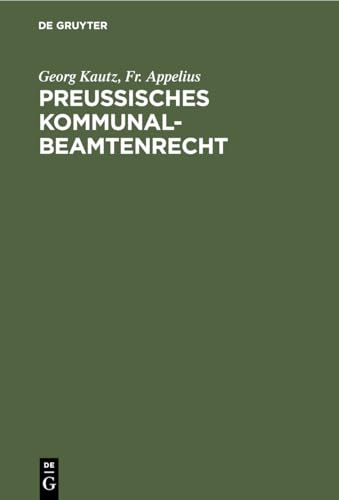 Stock image for Preu isches Kommunalbeamtenrecht for sale by Ria Christie Collections