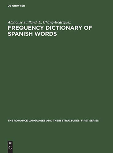 Imagen de archivo de Frequency Dictionary of Spanish Words a la venta por Ria Christie Collections