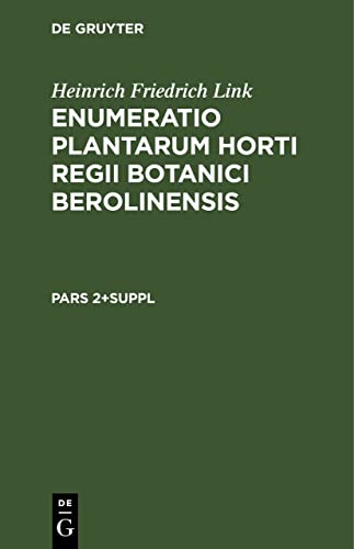 9783112427736: Enumeratio Plantarum Horti Regii Botanici Berolinensis
