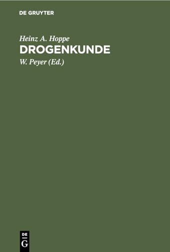 Imagen de archivo de Drogenkunde (German Edition) a la venta por Lucky's Textbooks