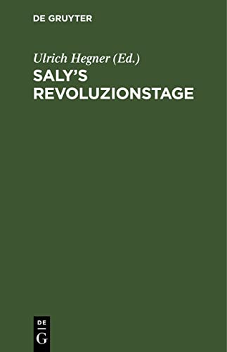 9783112443491: Saly's Revoluzionstage