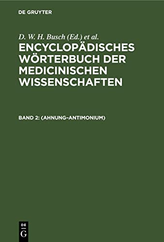 Imagen de archivo de (Ahnung?Antimonium) (German Edition) a la venta por Lucky's Textbooks