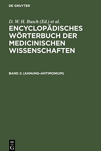 9783112450697: (Ahnung–Antimonium) (German Edition)