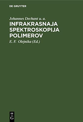 Imagen de archivo de Infrakrasnaja spektroskopija polimerov (German Edition) a la venta por Lucky's Textbooks