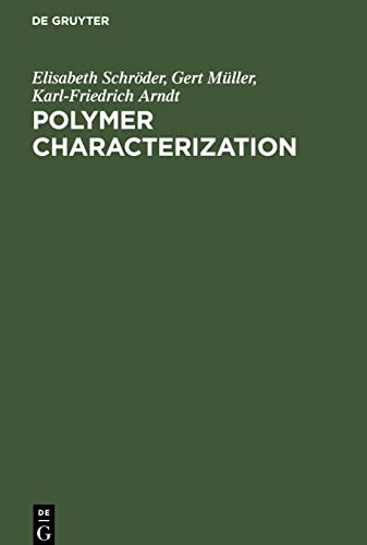 Imagen de archivo de Polymer Characterization a la venta por Ebooksweb