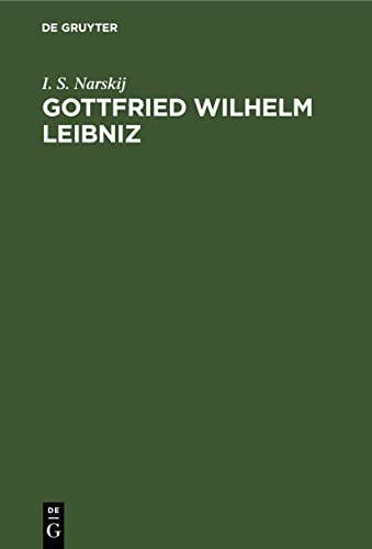 Imagen de archivo de Gottfried Wilhelm Leibniz: Grundzge seiner Philosophie (German Edition) a la venta por Lucky's Textbooks