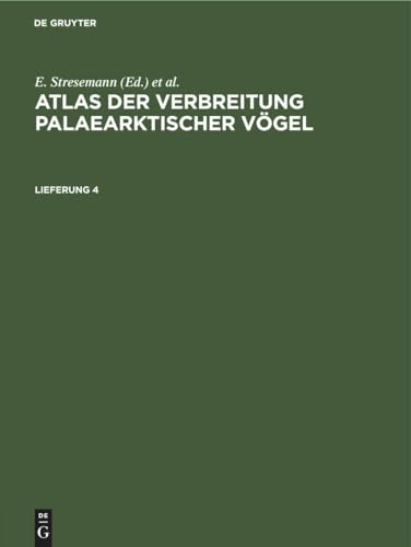 Stock image for Atlas der Verbreitung palaearktischer Vgel -Language: german for sale by GreatBookPrices