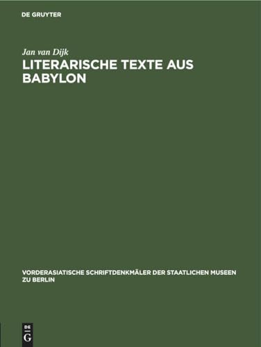 Stock image for Literarische Texte Aus Babylon for sale by Blackwell's