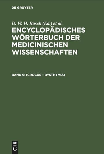 Stock image for (Crocus ? Dysthymia) (German Edition) for sale by California Books