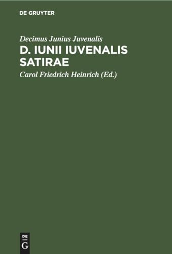 Beispielbild fr D. Iunii Iuvenalis Satirae -Language: latin zum Verkauf von GreatBookPricesUK